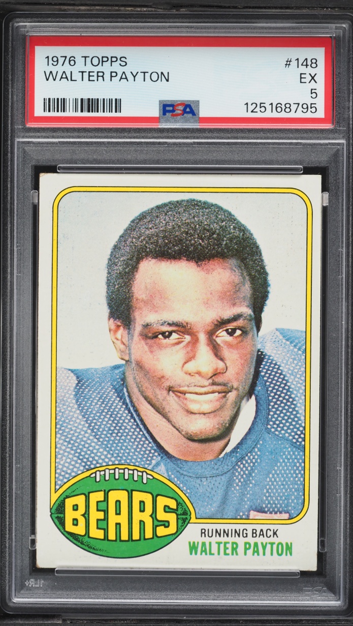 1976 Topps Football Walter Payton ROOKIE #148 PSA 5 EX
