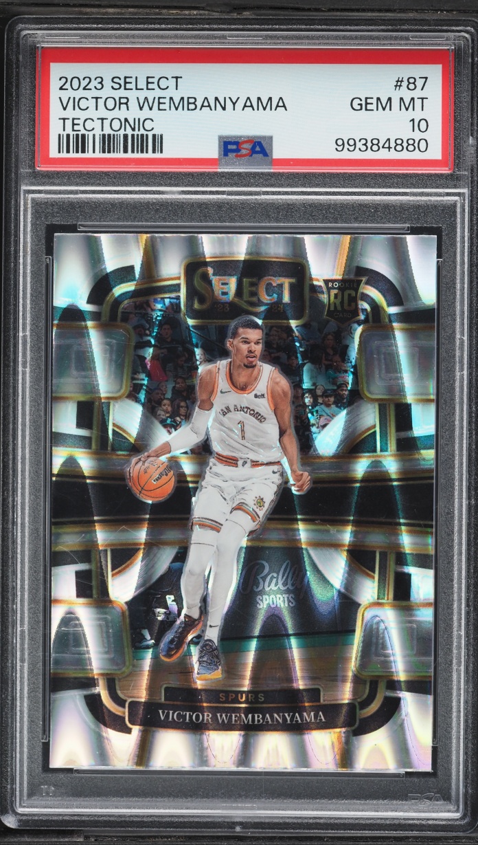 2023 Select Concourse Tectonic Victor Wembanyama ROOKIE #87 PSA 10 GEM MINT
