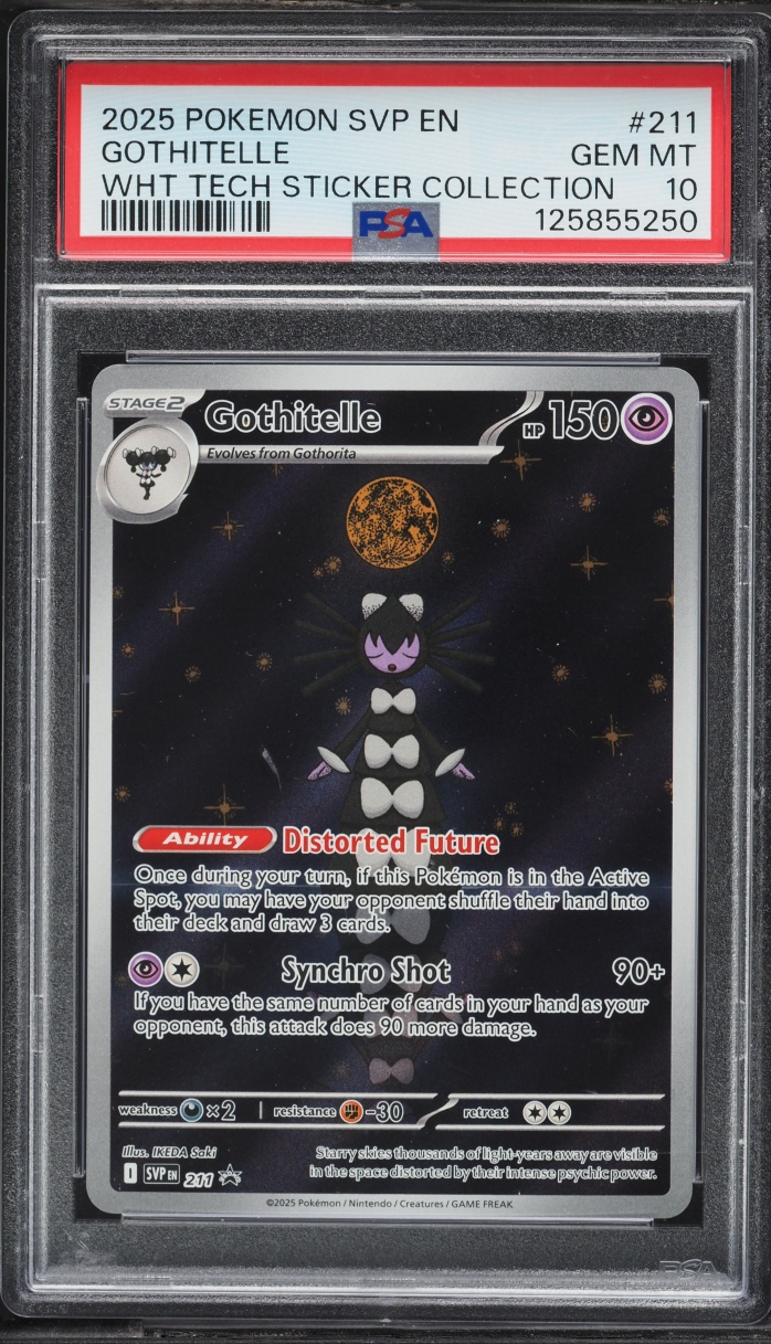 2025 Pokemon SV Promo White Flare Tech Sticker Collection Full Art ...