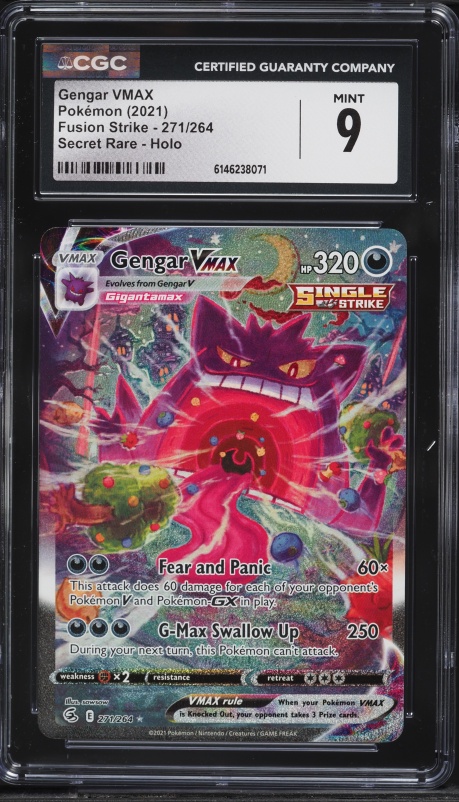 pokemon card vmax gengar Pokemon JP Gengar VMAX 002/019 PSA 10 – Zapp! Comics