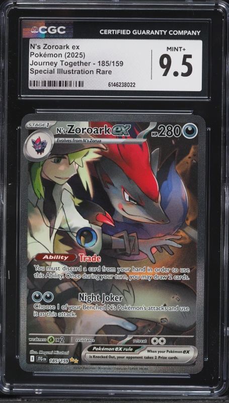 2025 Pokemon Scarlet & Violet Journey Together SIR N's Zoroark ex