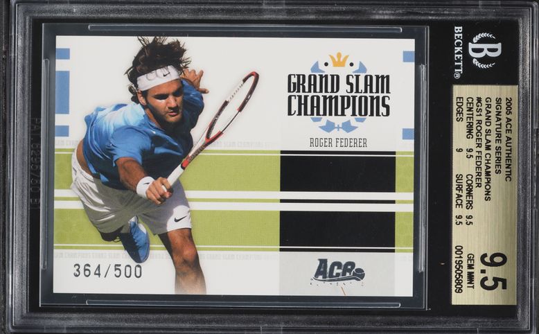 2003 Netpro Elite Glossy Roger Federer ROOKIE /100 #G3 PSA 10 GEM