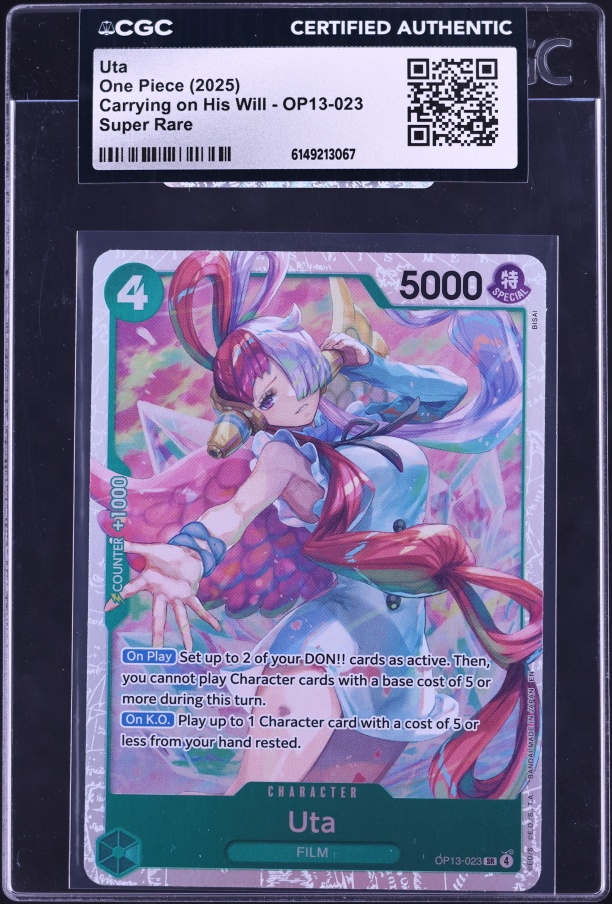 2025 One Piece Japanese Heroines Edition SEC Alt Art Uta #EB03-061