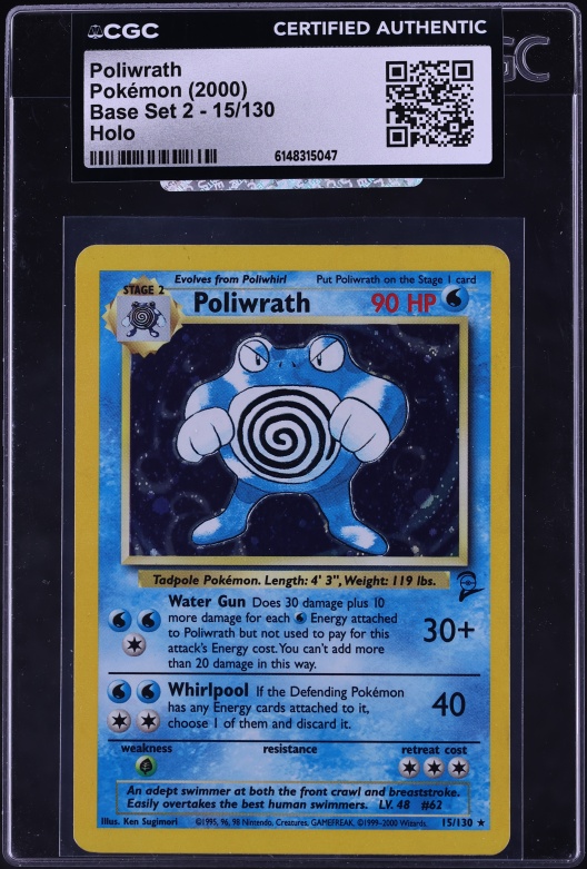 holographic poliwrath pokemon card value 1999 Pokemon Base Set Shadowless Holo Poliwrath #13 PSA 2 GD on Fanatics  Collect