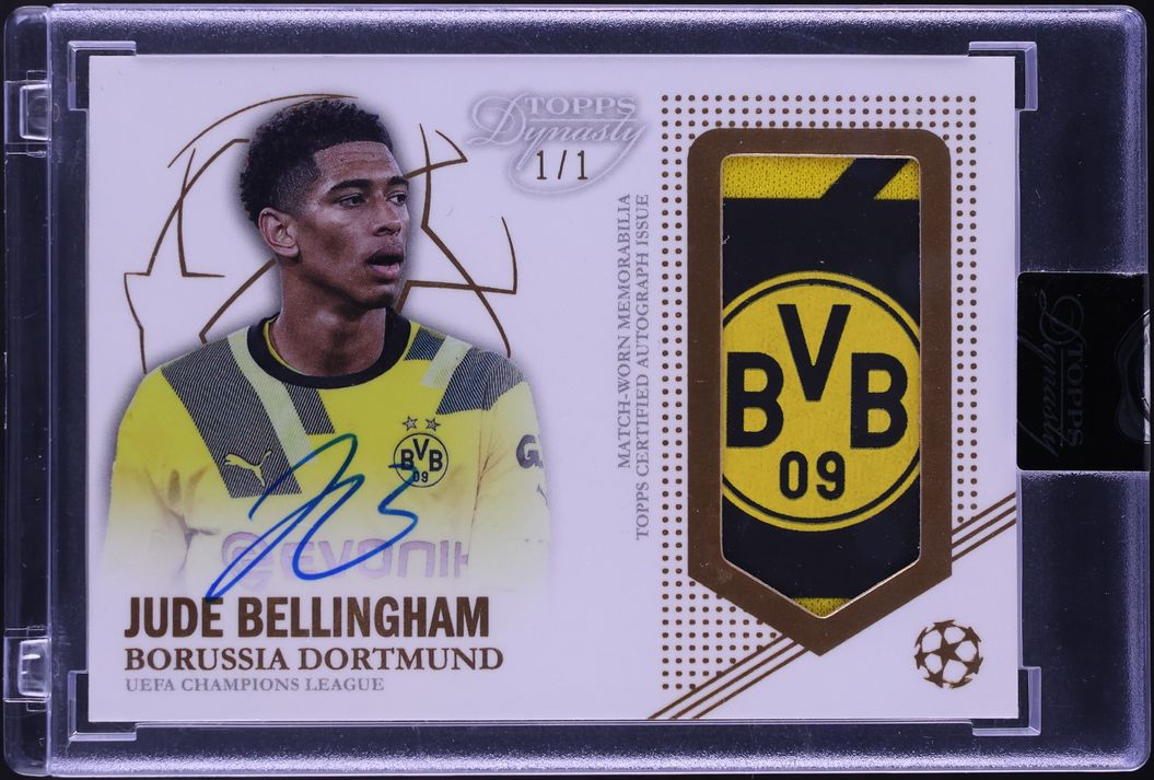 2022 Topps Dynasty UEFA Champions League Gold Jude Bellingham PATCH AUTO 1/1 #AP-JB8