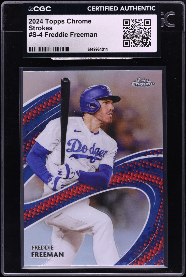 2024 Topps Chrome Strokes Freddie Freeman #S-4 CGC AUTH