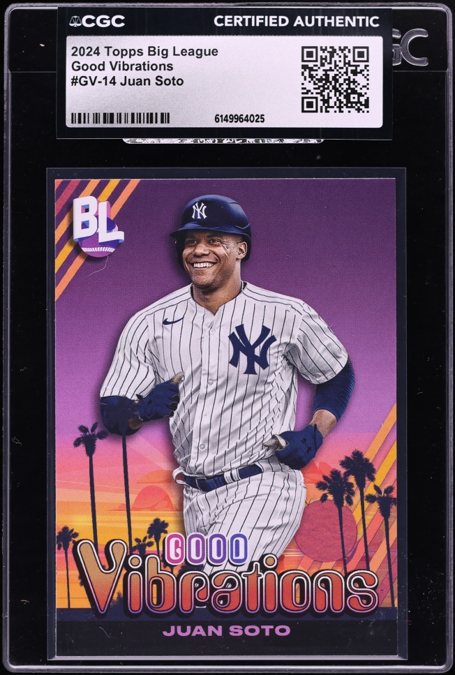 2024 Topps Big League Good Vibrations Juan Soto #GV-14 CGC AUTH