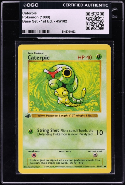 1995 caterpie pokemon card value - (3/108) you may flip a coin It be like that sometimes.