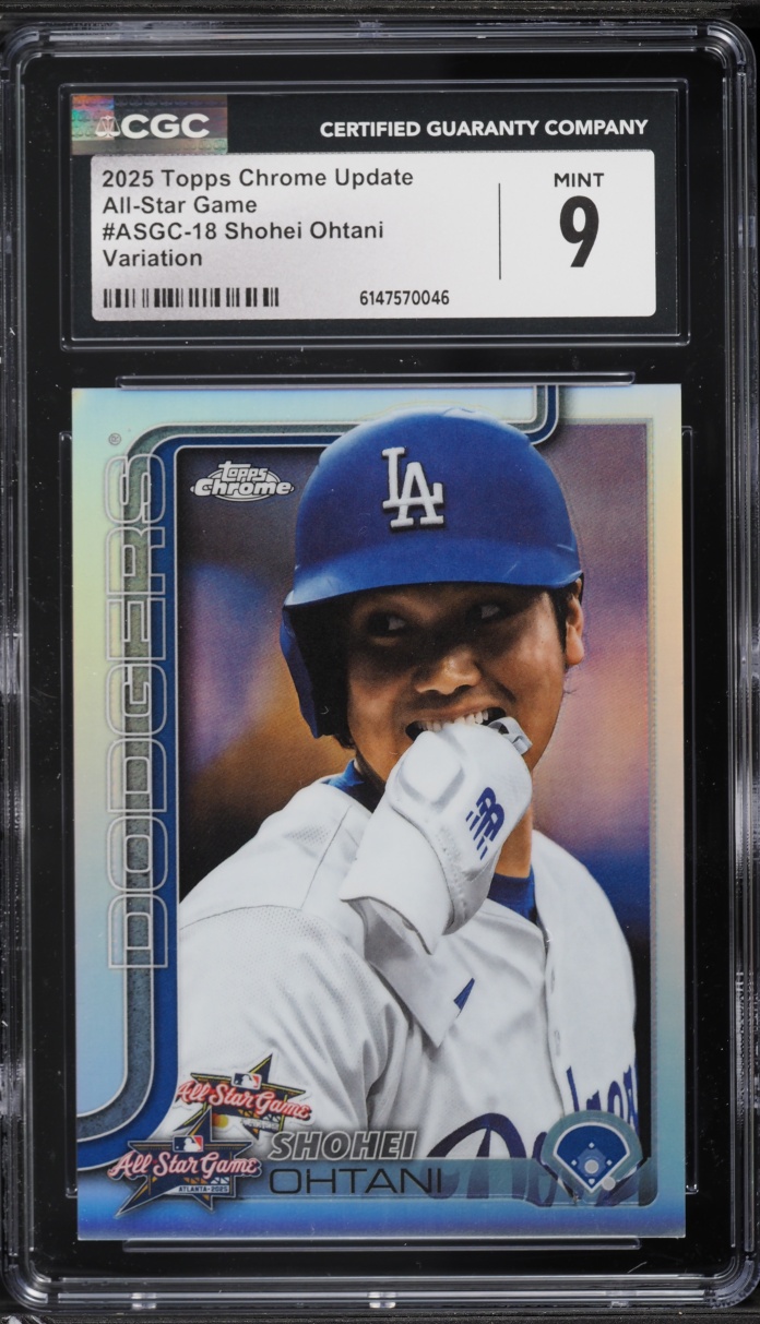2025 Topps Chrome Update All-Star Game Variation Shohei Ohtani #ASGC-18 CGC 9 MINT