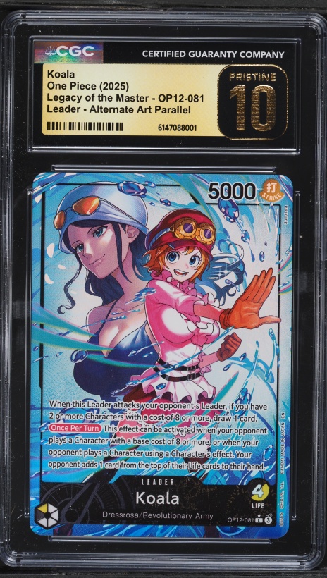 2025 One Piece Legacy Of The Master Alt Art Leader Koala #OP12-081