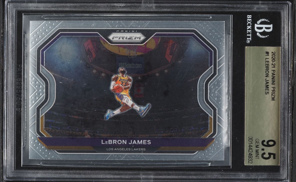2020 Panini Prizm Basketball LeBron James #1 BGS 9.5 GEM MINT