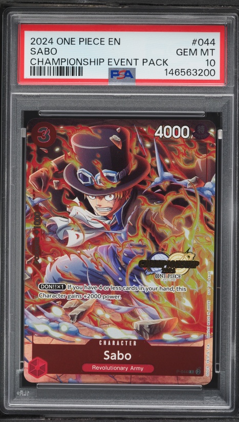 2024 One Piece Japanese Promos 7-Eleven Campaign Sabo #ST13-001