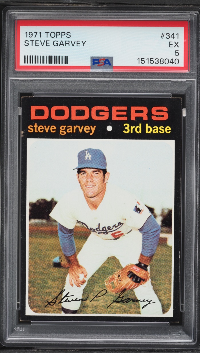 1971 Topps Steve Garvey ROOKIE #341 PSA 5 EX