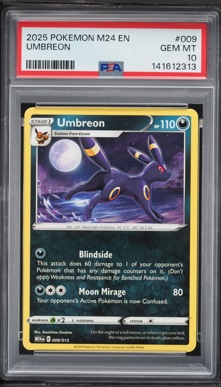 2025 Pokemon McDonald's Collection Umbreon #9 PSA 10 GEM MINT