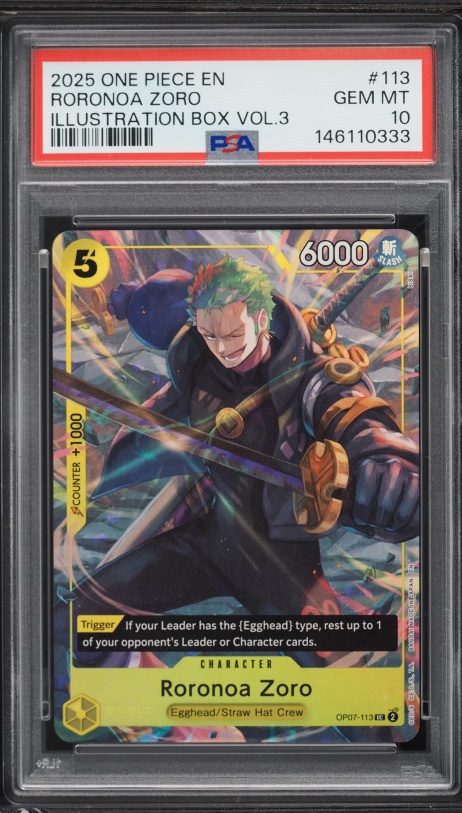 2025 One Piece Promo Winner Pack Volume 3 Roronoa Zoro #EB02-019