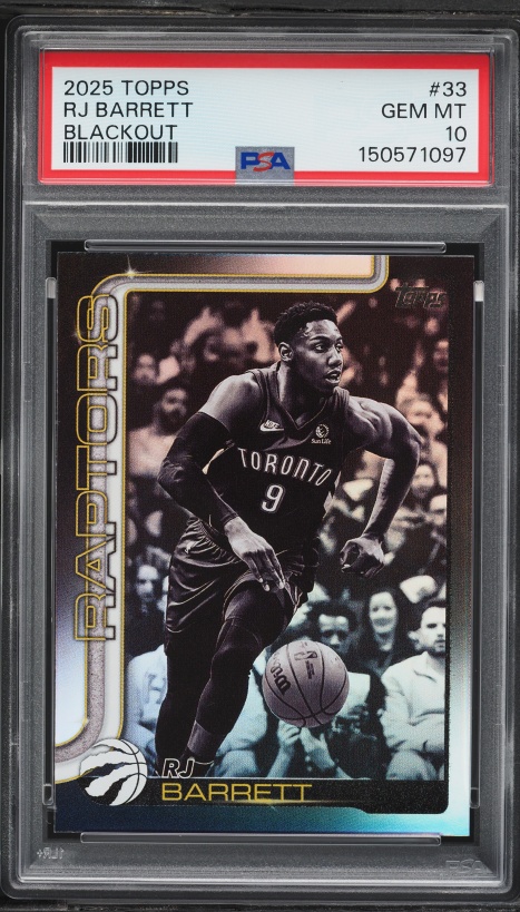 2019 Panini Spectra Variation Silver RJ Barrett ROOKIE #129 CSG