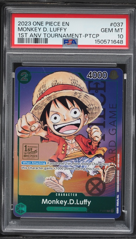 2024 One Piece Japanese Promo Mos Burger Monkey D. Luffy #P-080