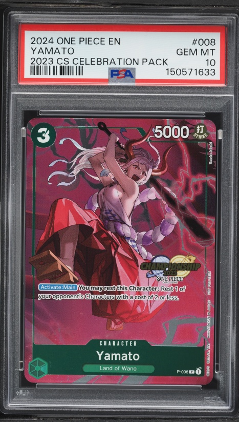 2024 One Piece Japanese Promo Official Event Prize Yamato #112 PSA