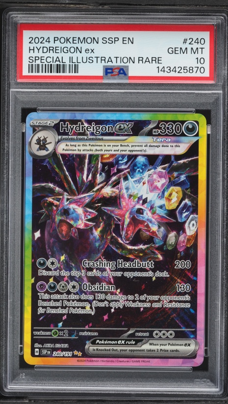 2025 Pokemon Japanese SV White Flare SAR Hydreigon ex #171 PSA 10
