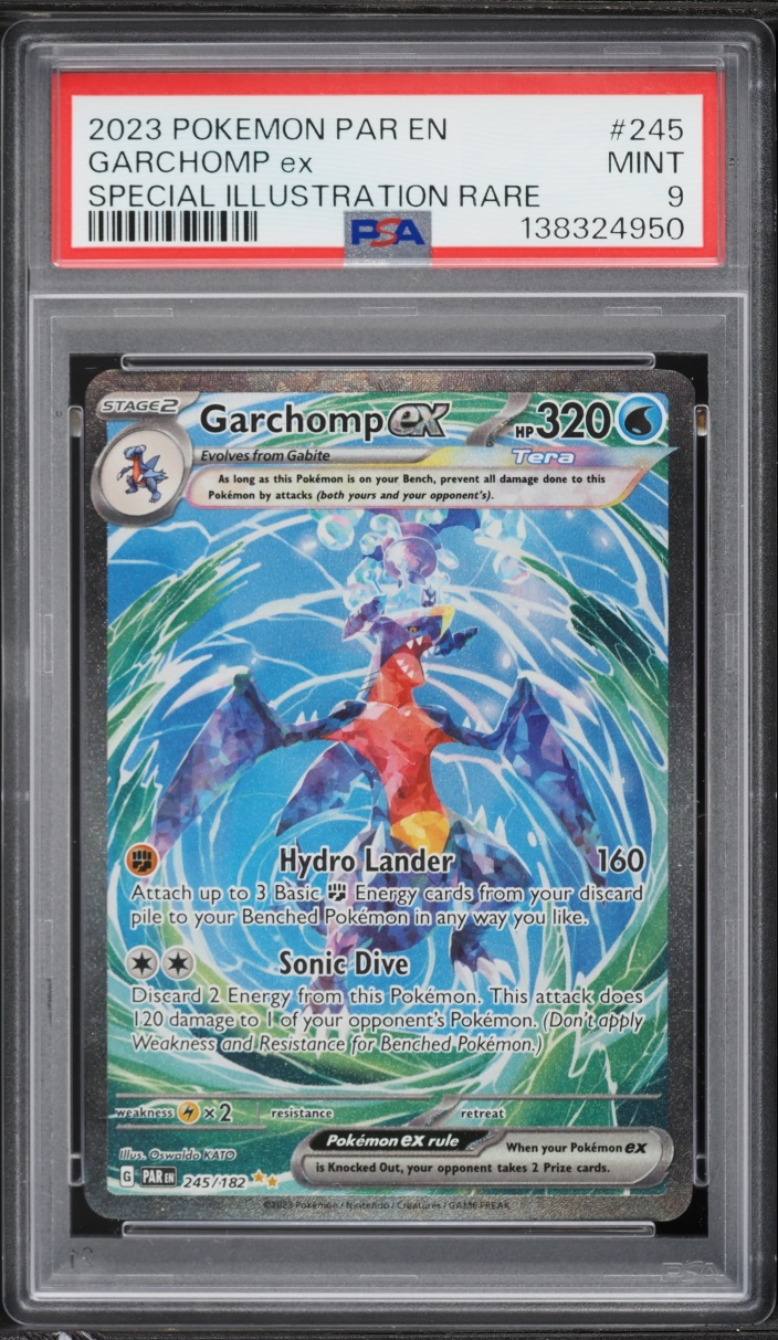 2023 Pokemon Scarlet & Violet Paradox Rift SIR Garchomp EX #245 PSA 9 MINT