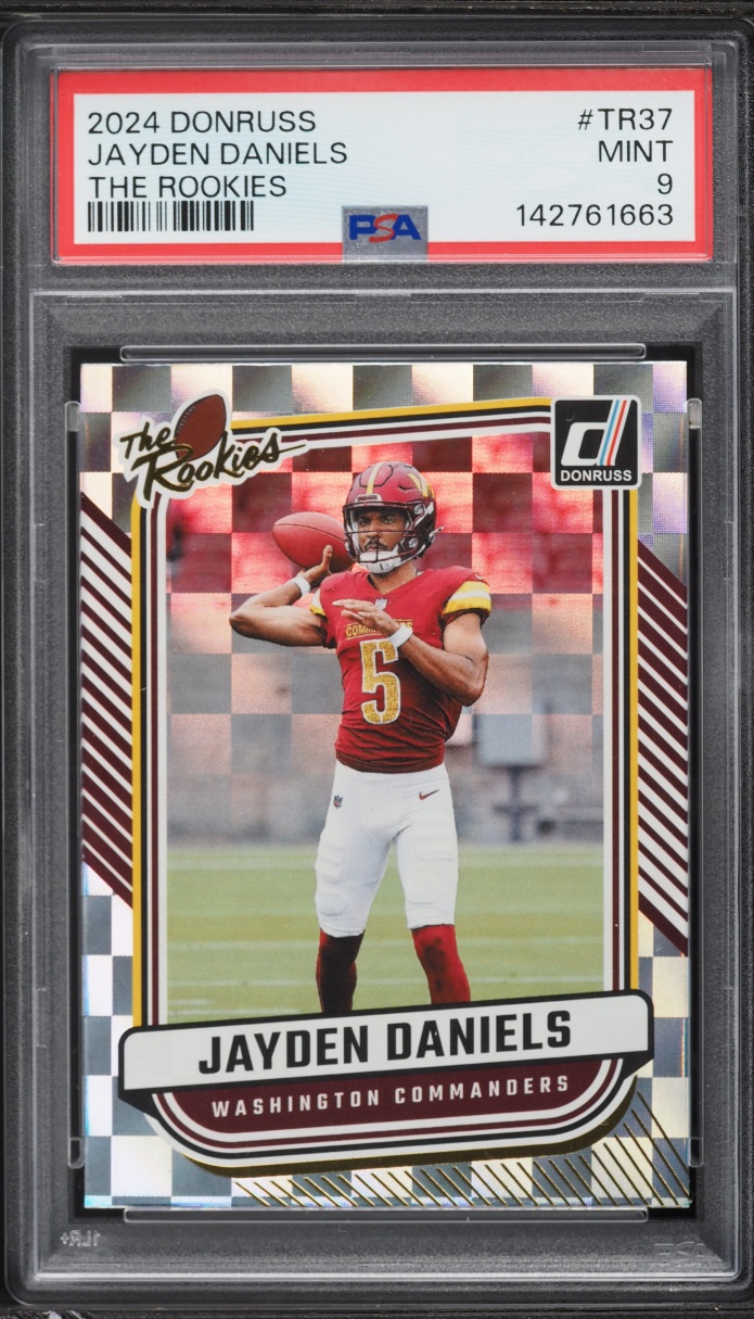 2024 Donruss The Rookies Jayden Daniels ROOKIE #TR-37 PSA 9 MINT