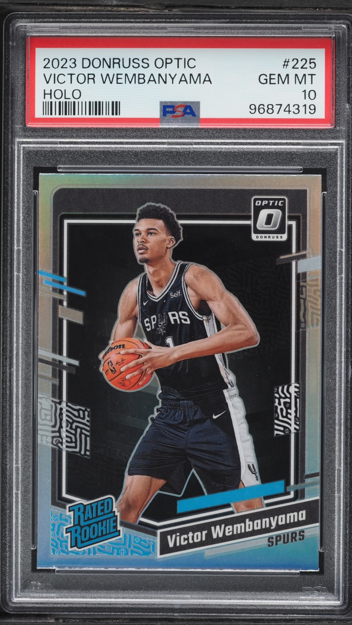 2023 Donruss Optic Holo Victor Wembanyama ROOKIE #225 PSA 10 GEM MINT
