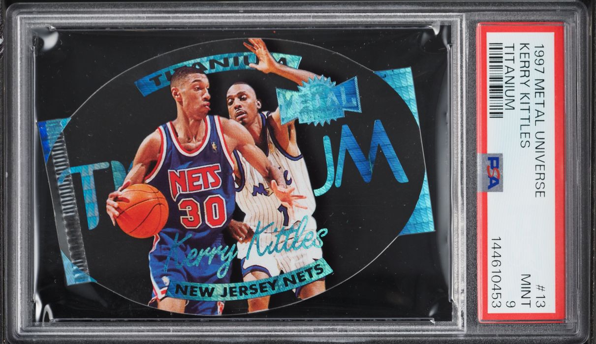 1997 Metal Universe Titanium Kerry Kittles #13 PSA 9 MINT