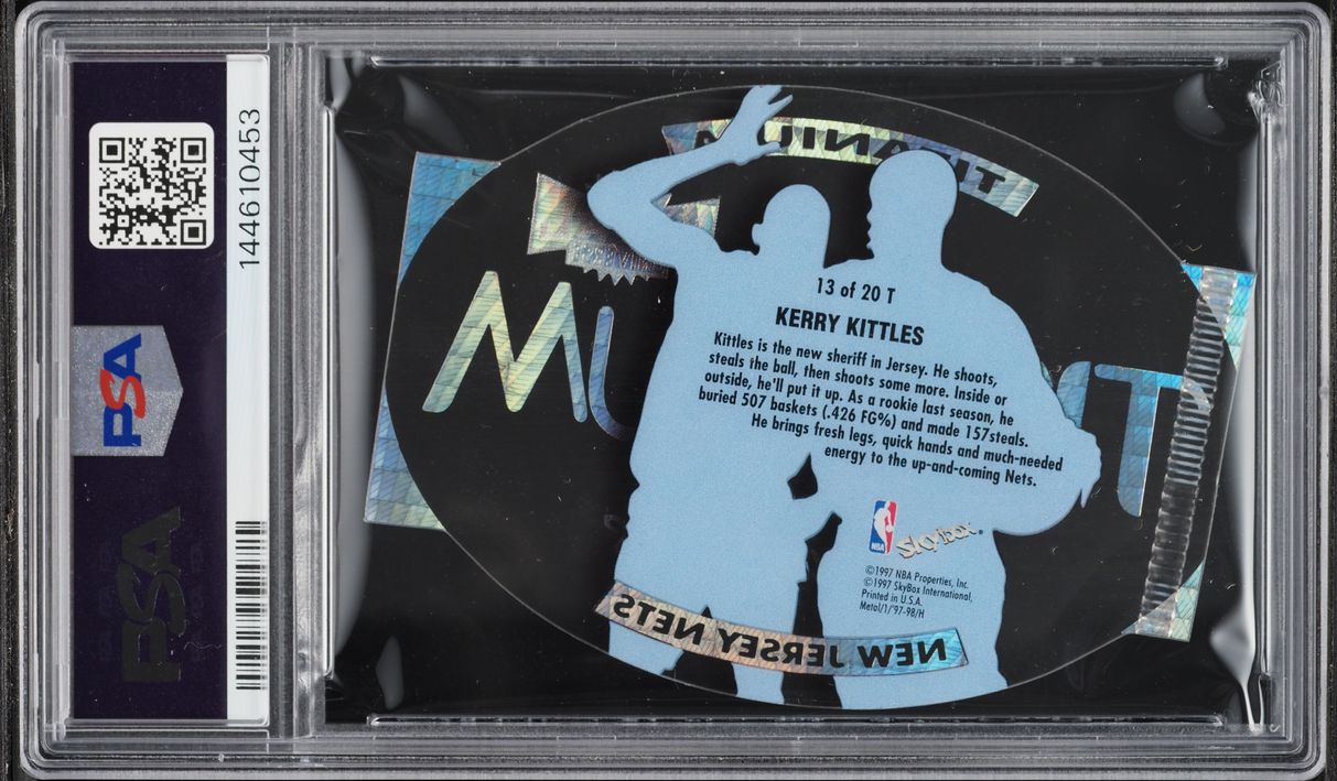1997 Metal Universe Titanium Kerry Kittles #13 PSA 9 MINT