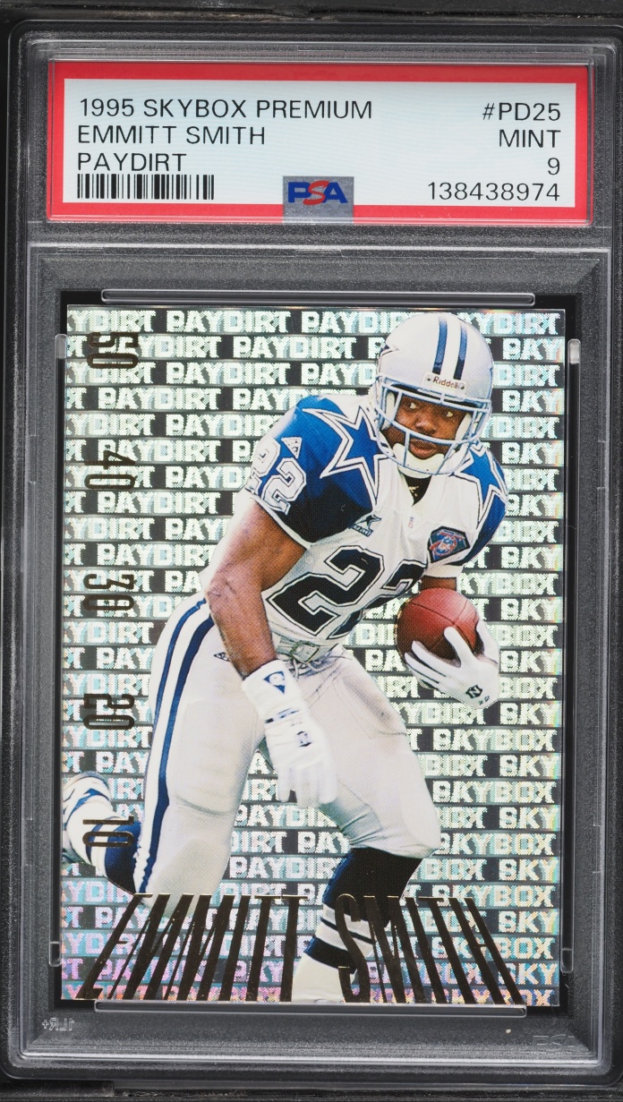 1995 Skybox Premium Paydirt Emmitt Smith #PD25 PSA 9 MINT