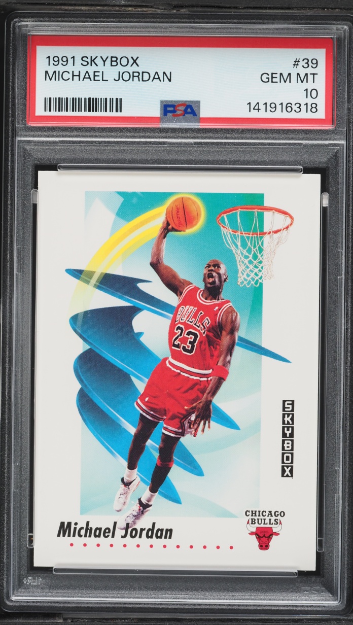 1991 Skybox Basketball Michael Jordan #39 PSA 10 GEM MINT