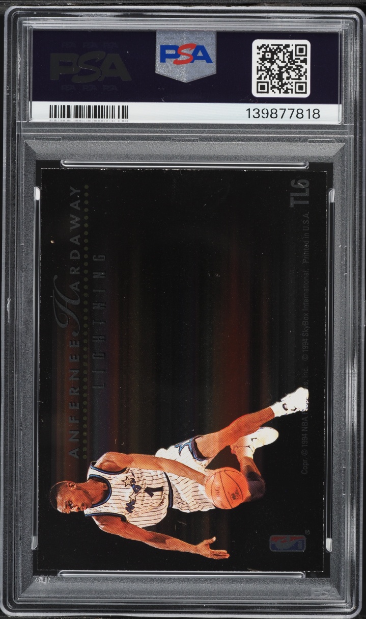 1993 Skybox Premium Thunder & Lightning Shaquille O'Neal Anfernee Hardaway ROOKIE PSA 7 NRMT