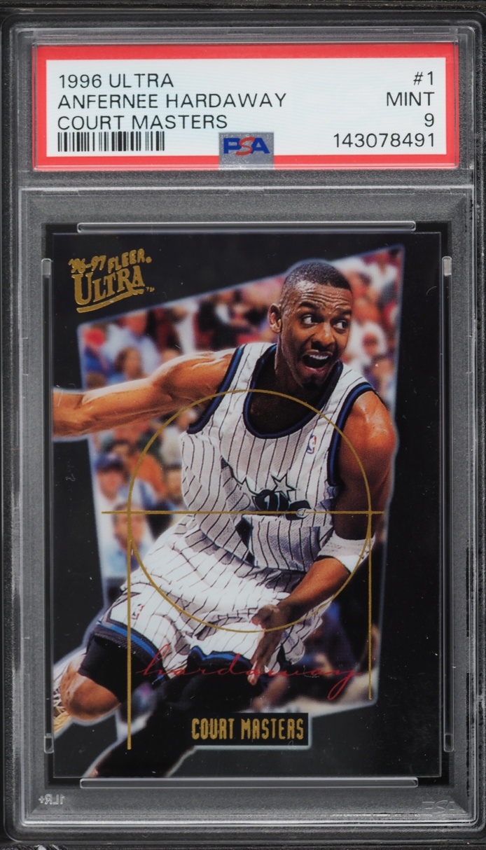 1996 Ultra Court Masters Anfernee Hardaway #1 PSA 9 MINT