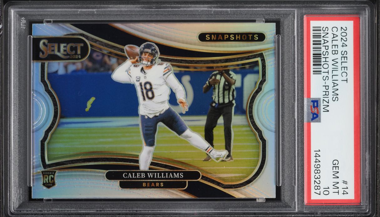 2024 Select Snapshots Prizm Caleb Williams ROOKIE #14 PSA 10 GEM MINT