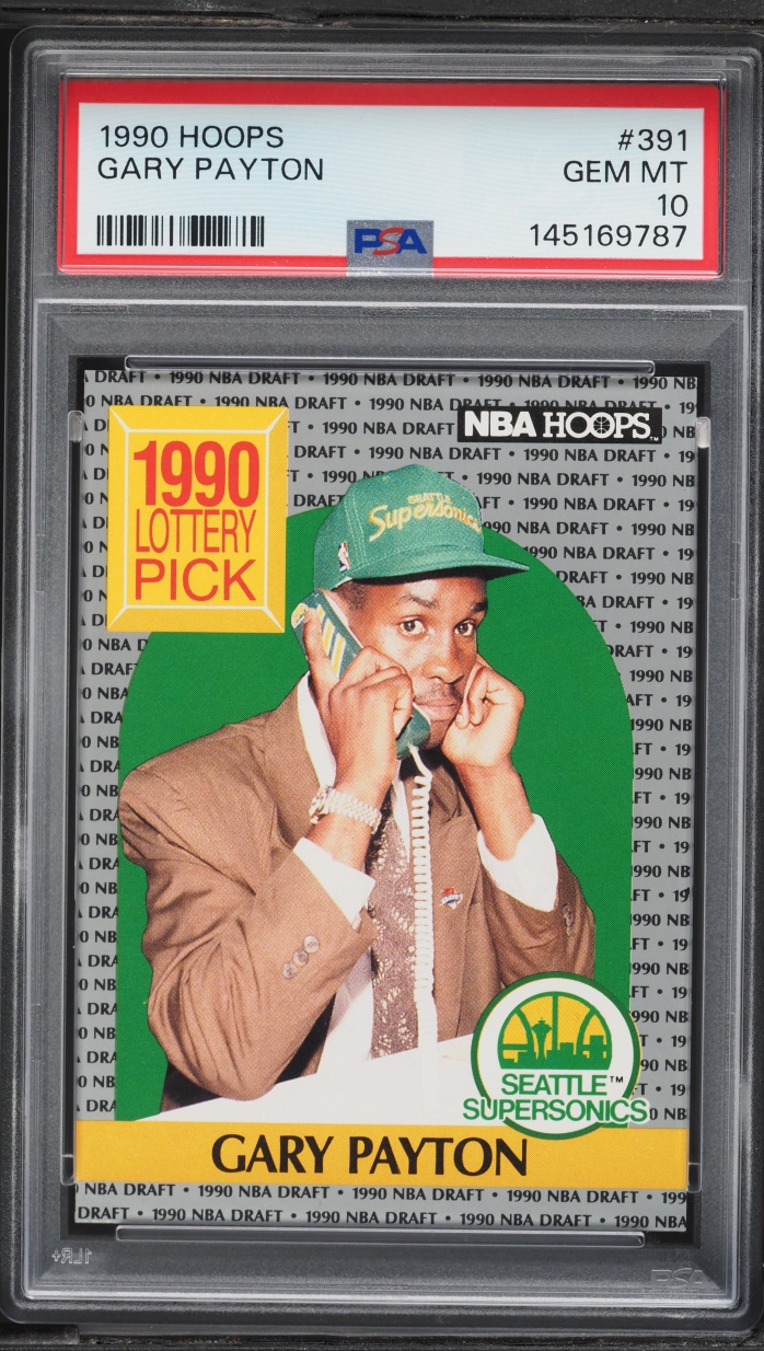 1990 Hoops Gary Payton ROOKIE #391 PSA 10 GEM MINT