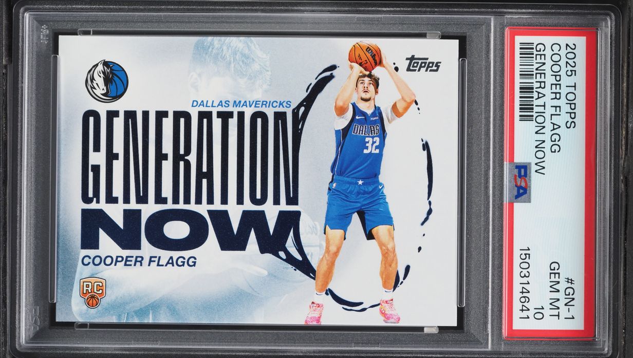 2025 Topps Generation Now Cooper Flagg ROOKIE #GN-1 PSA 10 GEM MINT