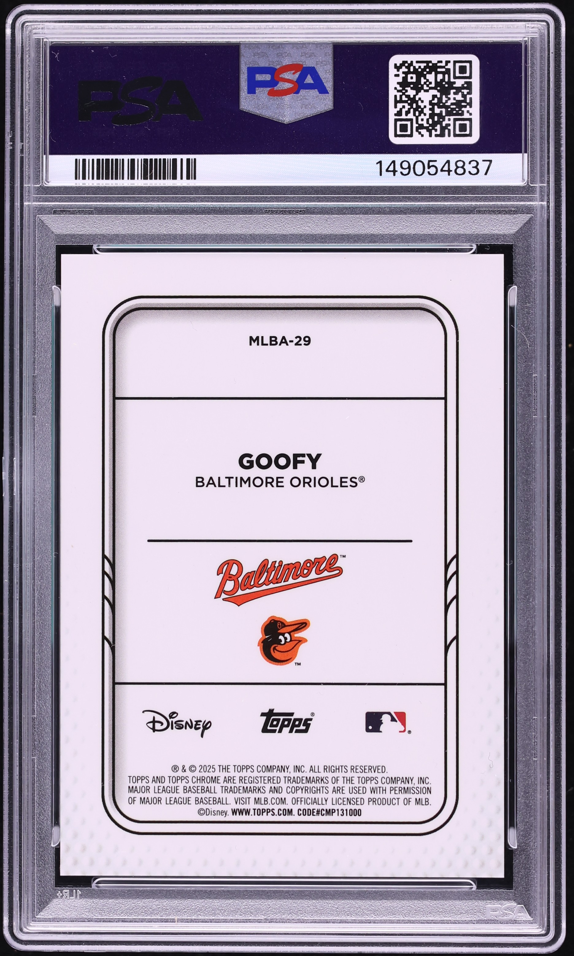 2025 Topps Chrome Update Disney Mickey & Friends Red Refractor