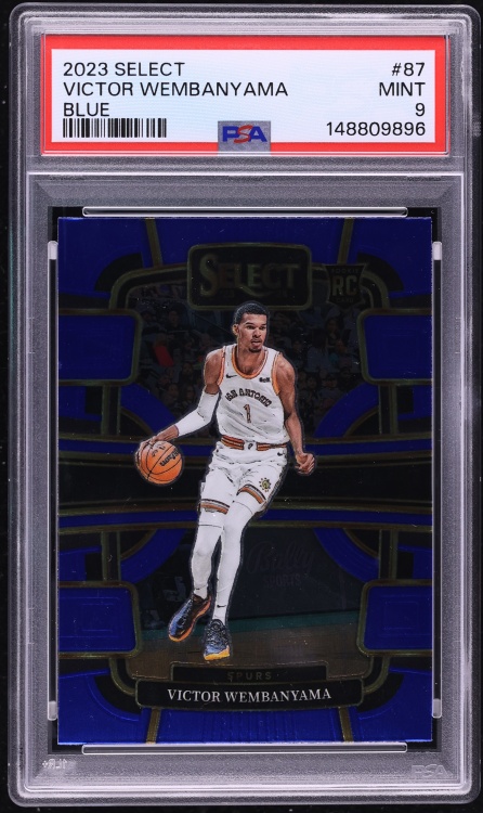 2023 Select Concourse Blue Victor Wembanyama ROOKIE #87 PSA 9 MINT