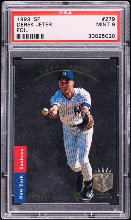 1993 SP Foil Derek Jeter ROOKIE #279 PSA 9 MINT