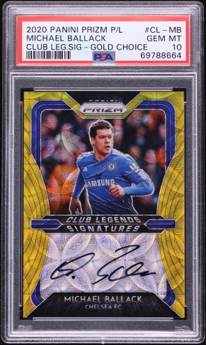 2006 Panini World Cup Germany Michael Ballack #80 PSA 10 GEM MINT