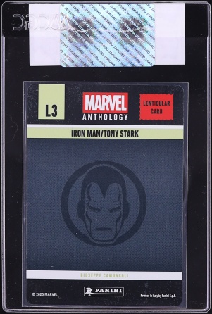 2026 Panini Marvel Anthology Lenticular Iron Man Tony Stark #L3 CGC AUTH