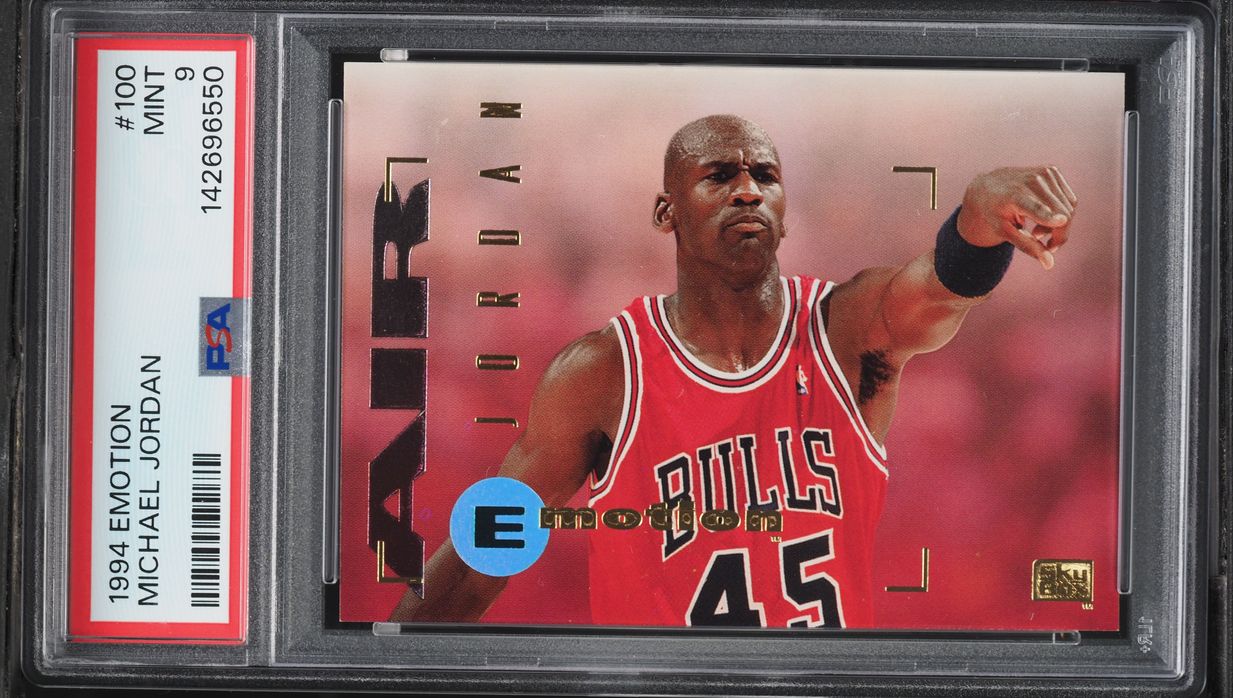 1994 Skybox Emotion Michael Jordan #100 PSA 9 MINT