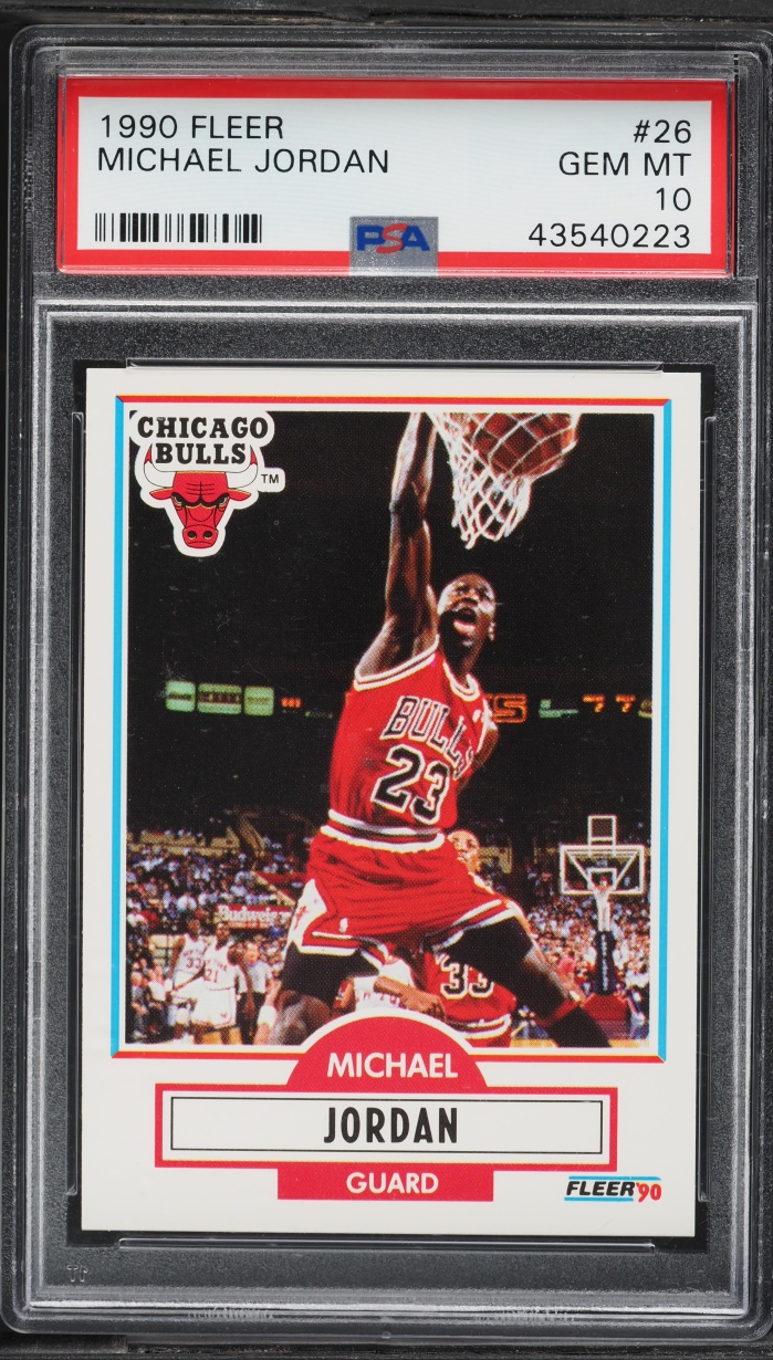 1990 Fleer Basketball Michael Jordan #26 PSA 10 GEM MINT