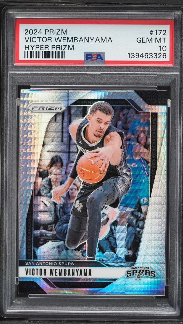 2024 Panini Prizm Hyper Victor Wembanyama #172 PSA 10 GEM MINT