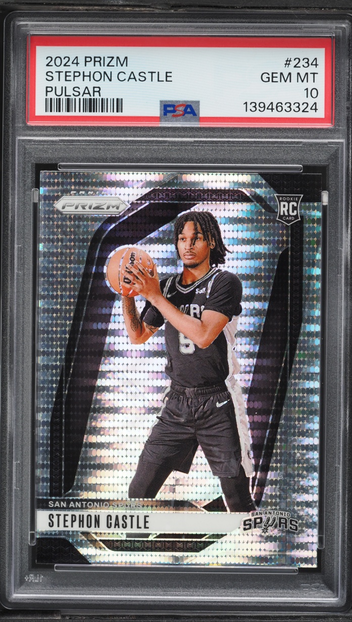 2024 Panini Prizm Pulsar Stephon Castle ROOKIE #234 PSA 10 GEM MINT
