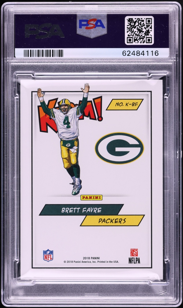 2018 Panini Kaboom! Brett Favre #BF PSA 9 MINT