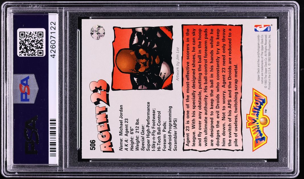 1992 Upper Deck Fanimation Michael Jordan #506 PSA 10 GEM MINT
