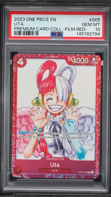 2023 One Piece Japanese Premium Collection Alt Art Uta #ST08-002