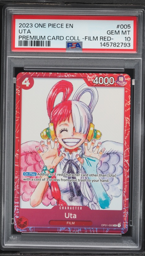 2024 One Piece Premium Collection Alt Art SR Uta #ST08-002 CGC 10