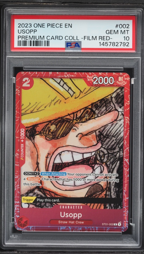 2023 One Piece Promo 3 On 3 Cup Winner Usopp #OP01-004 PSA 10 GEM