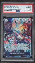 2025 One Piece 2nd Anniversary Set SR Marshall D. Teach #OP09-093
